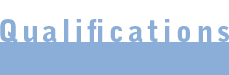 Titre de la page Qualifications